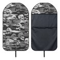 thumbnail image 6 of Chririnla Skull Print Bucket Seat Protector Waterproof Plush Microfiber Car Seat Cover, Washable, 1 Pack, Suitable for Vans and Trucks, 6 of 7