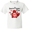 thumbnail image 3 of Inktastic Happy Canada Day Cute Red Beaver with Canadian Flag Youth T-Shirt, 3 of 5