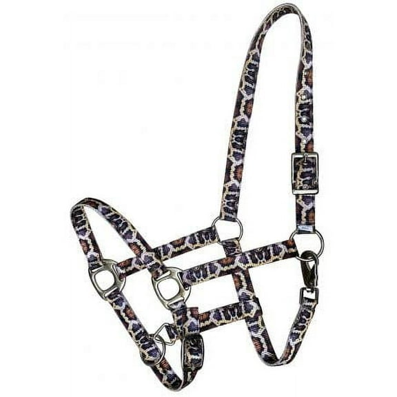 Showman Nylon Halter w/ Snake Print