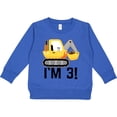 thumbnail image 2 of Inktastic 3rd Birthday Construction Party Boy Toddler Sweatshirt, 2 of 4