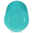 thumbnail image 2 of Reston Lloyd 71702 Ensemble de 6 Assiettes à Souper en Mélamine Turquoise, 2 of 6