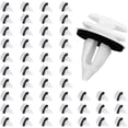 thumbnail image 1 of Clip de moldura Clips de moldura del panel de la puerta del abeto, Clips interiores delanteros y traseros del automóvil Kit de remache de sujeción Blanco, Negro (50 piezas) TUNC Sencillez, 1 of 5
