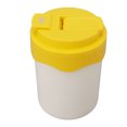 thumbnail image 2 of Taza de café aislada Taza de agua de vacío portátil de acero inoxidable 304 de doble pared con pajita 450 ml Amarillo, 2 of 5