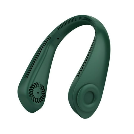 

Portable Neck Fan with Unique Back Motor Bladeless Rechargeable Neck Cooler for Women Leafless Hanging Neck Fan with 3 Speeds Personal Air Conditioner USB Battery Operated Sports Fan