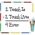 thumbnail image 2 of CafePress - 2 Teach Is 2 Touch Lives 4 Ev Mug - 11 oz Ceramic Mug - Novelty Coffee Tea Cup, 2 of 3