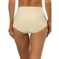 thumbnail image 3 of NOMADIC NOOK Women's Elastic High-Waisted Unlined Brief Breathable Hipster Underwear 2 Packs, 3 of 4