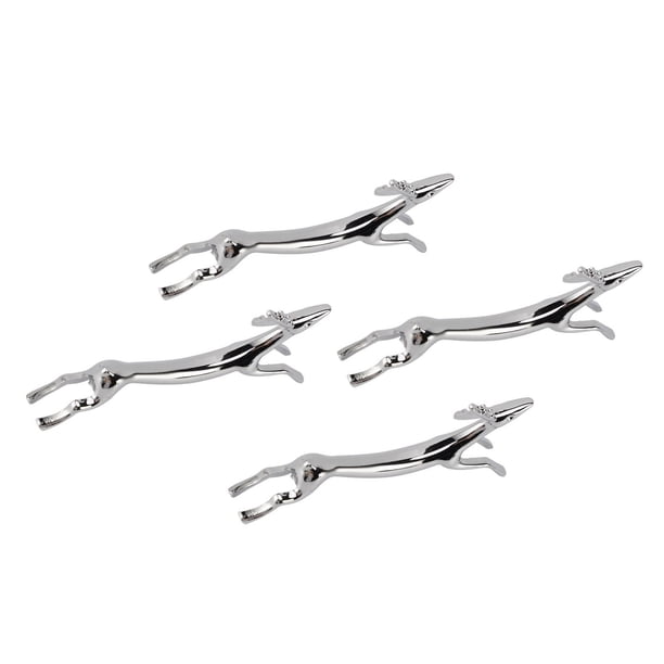 Soporte Para Cubiertos Con Forma De Animal, Soporte Para Palillos Plateado, Estante Versátil Para Tenedor Y Cuchara, 4 Uds.