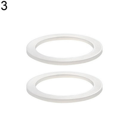 

JWF Mall 2Pcs Silicone Sealing Ring Spacer Coffee Accessories Replacement for Moka Pot