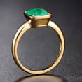 thumbnail image 5 of 1.73ct Octagon Cut Lab-Created Green Emerald Solitaire Ring in 925 Sterling Silver - Elegant Jewelry Gift for Her, Engagement, or Anniversary, 5 of 5