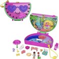 thumbnail image 1 of Polly Pocket Watermelon Pool Party Compact Playset, 1 of 6