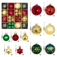 thumbnail image 2 of Christmas Ball Ornaments -44 Pieces  Christmas Ball Tree Shatterproof Decorations with Hanging Rings Suitable for Christmas  Ball Tree Holiday Parties Christmas Home Decoration, 2 of 6