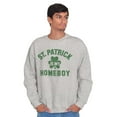 thumbnail image 3 of Funny Irish St. Patrick is My Homeboy Sweatshirt for Men or Women Brisco Brands S, 3 of 6
