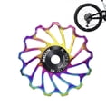 thumbnail image 4 of Jockey Pulley, Colorful MTB Bike Rear Derailleur Pulley Wheels, 11 13T Aluminum Sealed Bearing Jockey Wheel for Rear Derailleur Shifting, 4 of 8