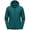 Teal Green Heather, variant on Men's Running Sport Track Hooded Jacket Full Zip Workout Athletic Fitness Jackets for Training Gray Heather S