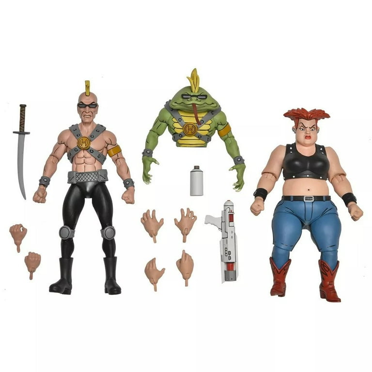 【NECA】新品 正規品 TMNT グラント＆ジャージー レッド タートルズ NECA TMNT Toys: Teenage Mutant Ninja Turtles Grunt & Jersey Red