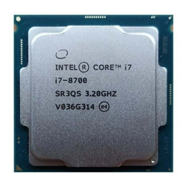 Procesador Intel Core i7 8700 LGA 1151 de 3,2 GHz, 6 núcleos y 12 hilos