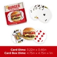 thumbnail image 2 of Baraja de cartas Gamago con forma de hamburguesa multicolor, 2 of 7