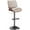 Beige, variant on EHANCIS Modern Leather Bar Chairs Set of 1, Adjustable Bentwood Swivel Stools with Comfort Backrest and Sturdy Footrest, Great for Kitchen Island, Bar or Dining Area,Beige