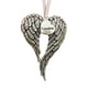 thumbnail image 2 of Collar para mujer, joyería para mujer, joyería para mujer. Parte de mi corazón está en el colgante conmemorativo navideño con alas de ángel. Joyería para mujer GRANGMA., 2 of 4