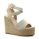 thumbnail image 1 of Sandalias con plataforma Exterior Textil Color Beige&nbsp; Para Mujer De RBCOLLECTION, 1 of 3