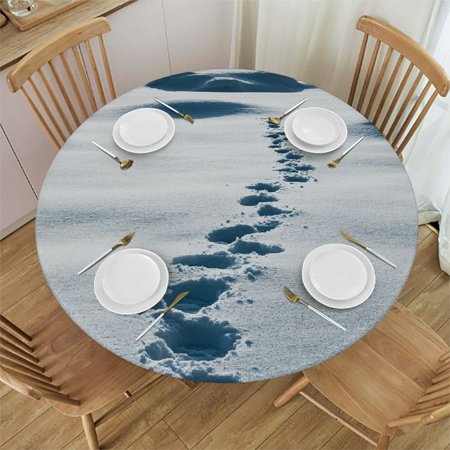 

Vintage Wildflower Floral Round Fitted Tablecloth with Elastic Boho Rose Butterfly Table Cover Round Washable Wipeable Fitted Table Cloth for Outdoor Patio Party Dining Table Decor 45-50 Inch