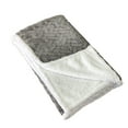 thumbnail image 3 of Madeline Sherpa Throw Trellis Grey, 3 of 3