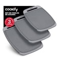 thumbnail image 1 of Set de 3 Tablas de Cocina para Picar Cortar con Asas Cookify Antideslizantes 100% Libre de PFOA, 1 of 6