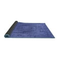 thumbnail image 2 of Ahgly Company Indoor Round Oriental Blue Industrial Area Rugs, 6' Round, 2 of 4