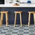 thumbnail image 3 of FloorPops FP2951 Myriad Peel & Stick Azulejos para piso Azul, 3 of 5
