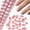 Glossy Pink White French, variant on 120 count 5 Pack    Nails Press  Full Cover  Classic  Color Short False  Art Kits Sets  Christmas  for Women   Young Girls