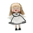 thumbnail image 4 of Muñeca de Maquillaje, Juguetes para Y Niñas, Accesorios de Vestir, Muñeca Articulada de Rótula Flexible de 14 Cm para Regalos de Cumpleaños Estilo B Baoblaze Muñecas de maquillaje, 4 of 7