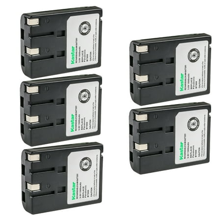 Kastar 5-Pack Battery Replacement for Uniden T01320 DRCB3 T265 Battery-Biz B745 Dantona BATT990 Empire CPB-466 General Electric / GE 96550 Interstate Batteries ATEL0840 NABC 721061000 STB990