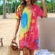 thumbnail image 4 of Vestido de Verano para Mujer, con Escote en V y Mangas , Color M, 4 of 8