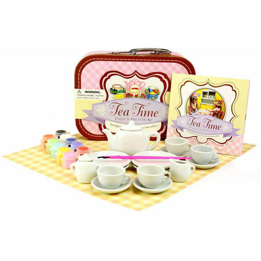 paint and pretend tea set