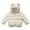 Z5White, variant on lnmuld Winter Coats for Boys Girls Solid Color Hooded Coats Toddler Warm Padded Jackets Kids Outerwear Size:18-24 Months