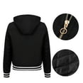 thumbnail image 3 of Womens Jacket Solid Color Zipper Pocket Long Sleeve Unless Thin Coat Plus Size Winter Coats for Women Fashion Clothing for Women,Womens Jackets Casual XS, 3 of 3