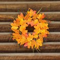 thumbnail image 4 of Wreath,Leaf Wreath, Door Hanging Decoration, Festival Props, Hanging Window Wall Hanging, 4 of 9