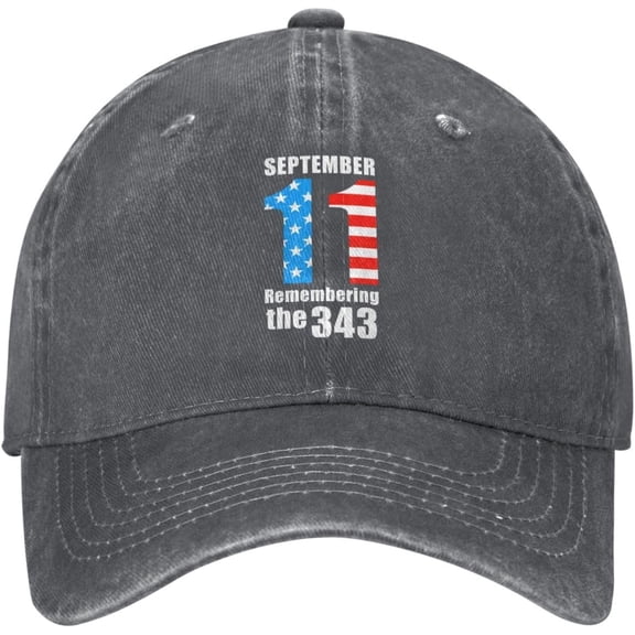 9/11 Hat We Will Never Forget 9 11 Trucker Hat Patriot Day Hat Remember 911 Memorial Baseball Cap for Women Men Black