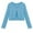 Sky Blue, variant on Xyant Girls Open Front Cardigan Kids Girls Shrug Children Knit Long Sleeve Bolero for Girls with Button Closure (White,7-8 Years)