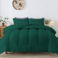 thumbnail image 2 of 1 Piece Luxurious Straight Line Pattern Comforter All Season 800 Threads Count Twin/Twin XL Size - Ultra Soft 550 GSM 100% Egyptian Cotton (Solid Teal Green Colour ), 2 of 6