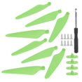 thumbnail image 1 of Reemplazo De Hélice, Hélice De Dron RC De Plástico Duradero, Compacto Ligero Rojo/verde Para H117S Zino/Zinoipro Hubsan ANGGREK Otros, 1 of 8