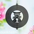 thumbnail image 3 of GLOWNEON Torii Gate Wind Spinner, Japanese Zen Outdoor Garden Hanging Metal Decor, 3 of 5