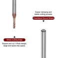 thumbnail image 4 of 2uds Cuadrado Nariz Extremo Molino 4mm Vástago 2mm x 10mm AlTiSin Recubierto Carburo 4 Flautas, 4 of 6