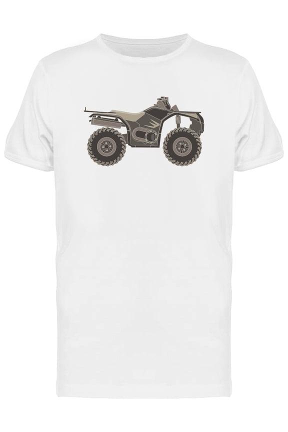 Retro Atv Motorcycle Tee Men's -Image by Shutterstock