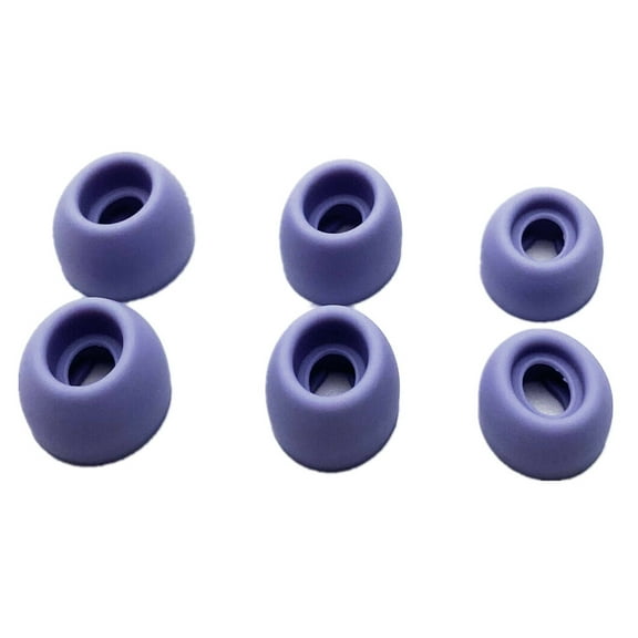 3Pairs Purple Soft Silicone Flexible Ear Tips for Samsung Galaxy Buds Pro Earbuds Eartips L/M/S  Headset Accessory