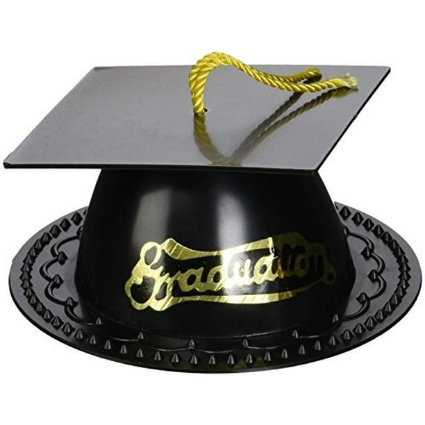 Graduation Cap Cake Topper Black