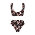 thumbnail image 6 of Rocae Butterfly for Bikini Set for Women Two Piece Sexy High Swimsuits Split Crossover Bikini Small, 6 of 9
