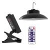 Solar Clip-on Umbrella Lamp Usb Charging Ip65 Waterproof Remote Control Lights Decor Light (USB Charging/Power Display/Remote Control Function)