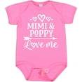 thumbnail image 3 of Inktastic Mimi and Poppy Love Me Baby Clothes Boys or Girls Baby Bodysuit, 3 of 5