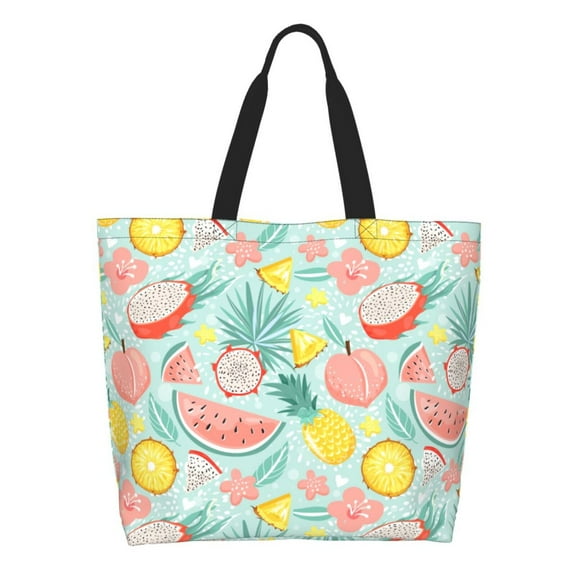 Rocae Bright Peach for Big Capacity Shoulder Bag with Pockets,Tote Bag for Women Handbag